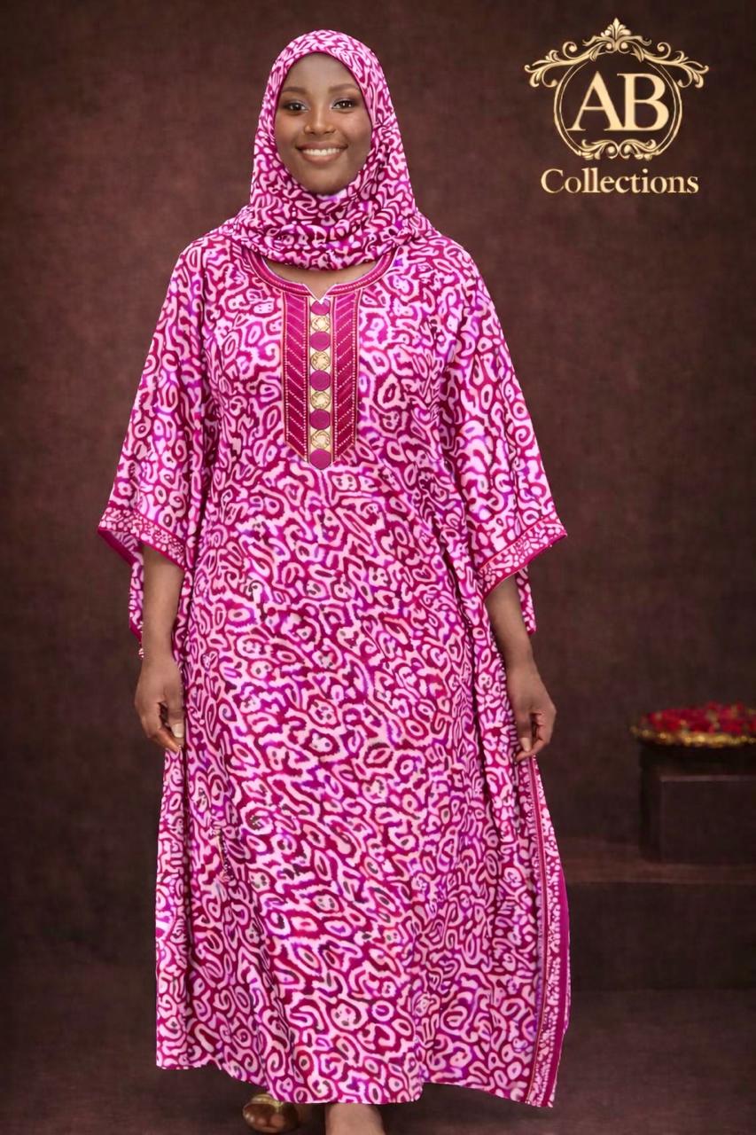 Batik Farasa with Big Scarf